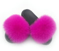 Women Real Fox Fur Slippers