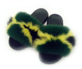 Women Real Fox Fur Slippers