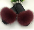 Women Real Fox Fur Slippers