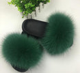 Women Real Fox Fur Slippers