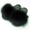 Women Real Fox Fur Slippers